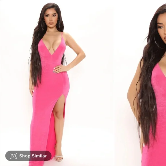 fashion dress shopping Lyon Pink Dress – Happy J Boutique main image 0